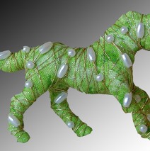 Horses with Attitude Pin – Green