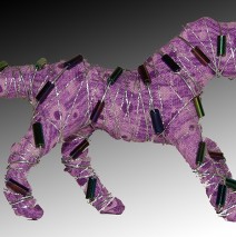 Horses with Attitude Pin – Purple