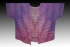 Purple Shibori Dyed Silk Kimono Jacket